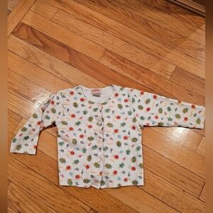 Zutano Baby Bug Button Up Shirt